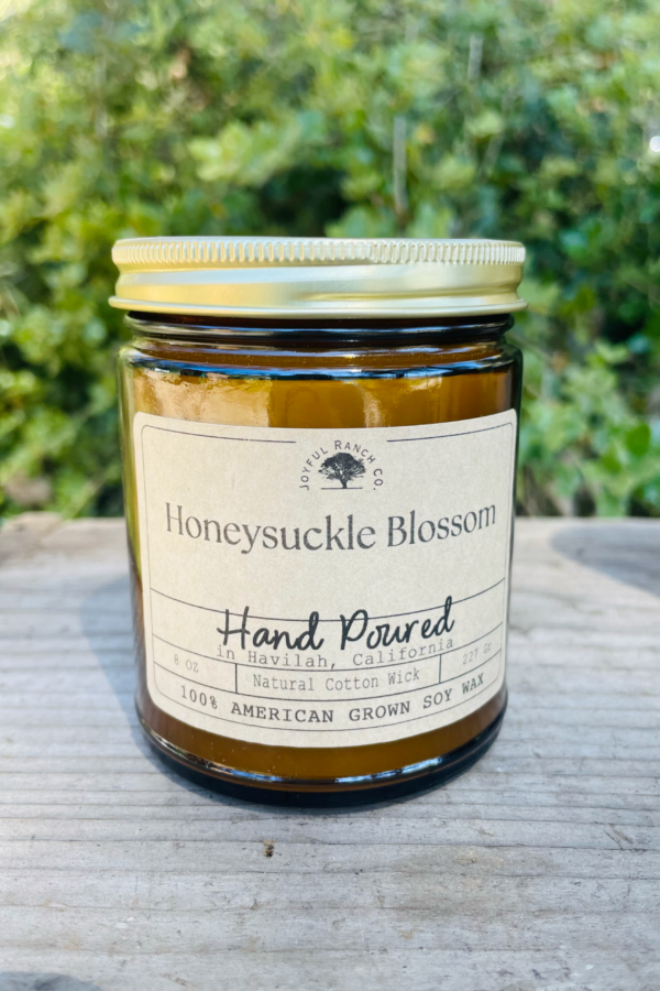 Honeysuckle Blossom Soy Wax Candle
