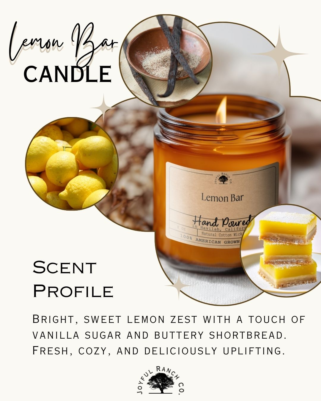 Lemon Bar Soy Wax Candle - Image 2