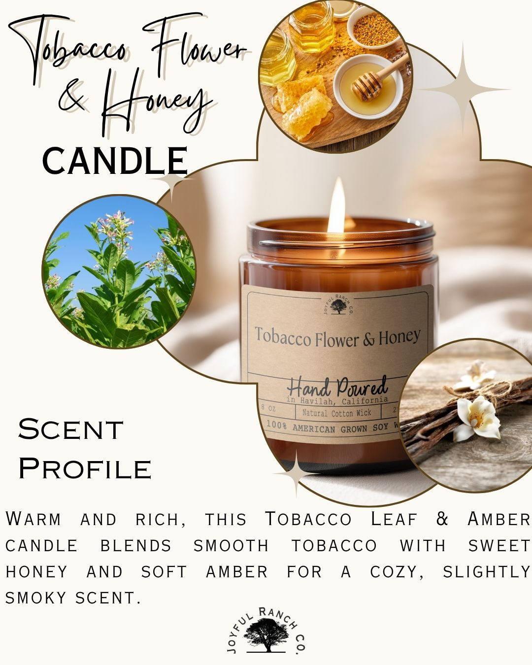 Lavender & Honey Soy Wax Candle - Image 4